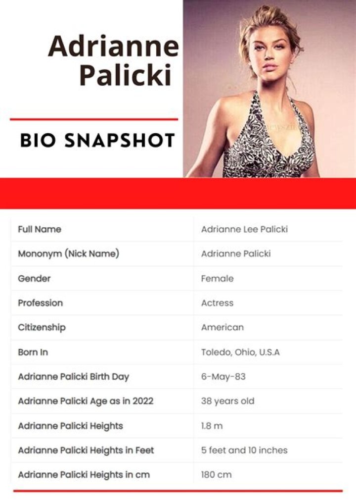 Adrianne Palicki Bra Size, Age, Weight, Height, Measurements