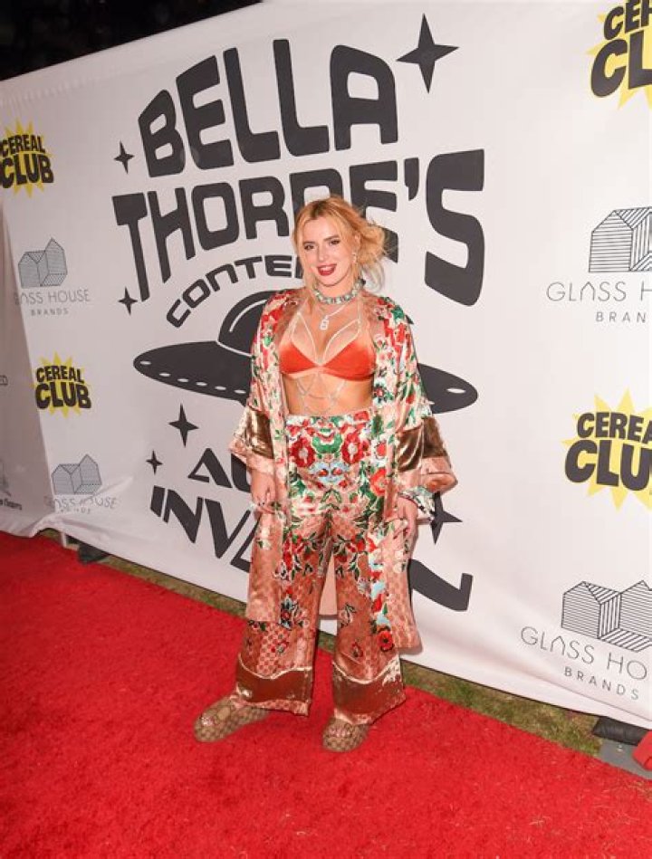 Bella Thorne in Swimsuit Top is “Fire” — Celebwell