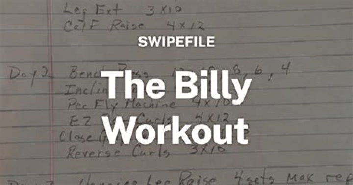 Billy Magnussen Workout Routine