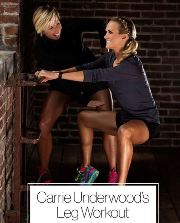 Carrie Underwood in Workout Gear Shares "Killer Leg Workout"
