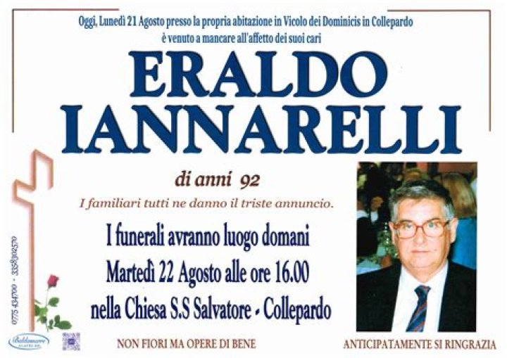 Flora Iannarelli Dies of Cancer, Flora Iannarelli Obituary