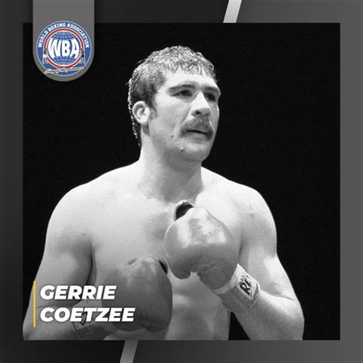 Gerrie Coetzee Age, Wife, Children, Cause Of Death, Former world heavyweight champion