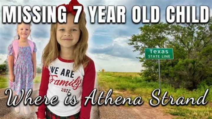 Help Find Missing Athena Strand