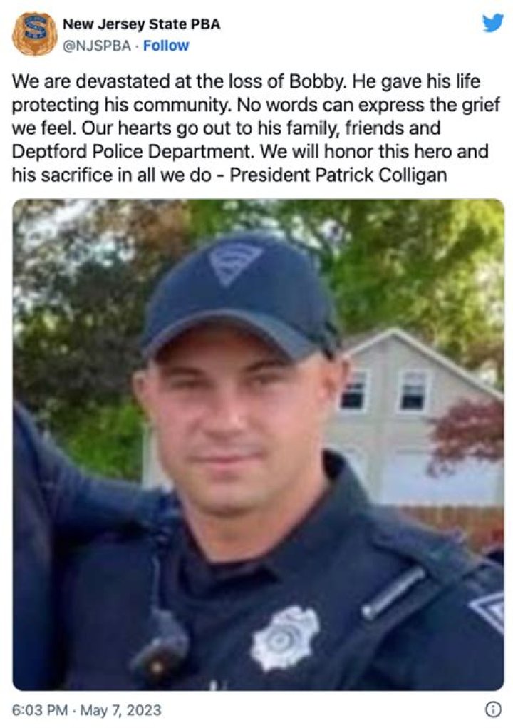Robert “Bobby” Schisler Dies in-line of Duty After NJ Shooting, Deptford Township police officer